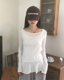 Sorong Frill Layered Sleeveless T-shirt Set