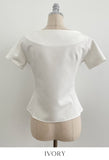 Denlua Double Button Jacket Blouse