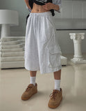 Side Round Pile Bermuda Pants