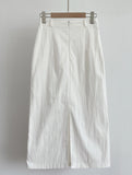 Gelad Pocket H-line Long Skirt