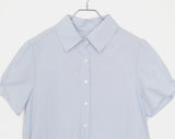 Minz Frill Puff Short Sleeve Shirt