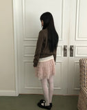 Lua Cashmere Knit Round Cardigan