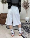 Linedine pin tuck bermuda pants