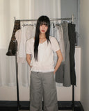 Quire Two Button Bootcut Cargo Pants