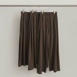 Four-Season Folding Volume Fit Wide Banding Pants