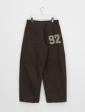 [unisex] Kelper Embroidered Cotton Balloon Wide Pants