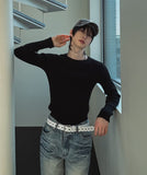Howdy Muscle Fit Ribbed Knit