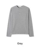 Lark Fingerhole Henley Neck Long Sleeve T-Shirt