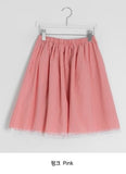 Ruri Color Lace Midi Skirt