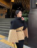 Blon Polar Knit Shawl Cape Warmer