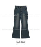 Zesty Cargo Bootcut Denim Pants