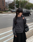 Piyu Unbalance Diagonal Button Cardigan