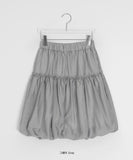 Teljini Balloon Midi Banding Skirt