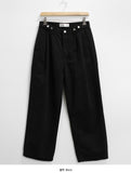 [BAON] Hipau Cotton Pintuck Pants