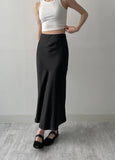 Satin Mermaid Long Skirt