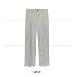 Uni corduroy pintuck pants