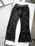 Camo Long Slim Flare Pants