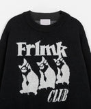 Ludio cat wool round knit