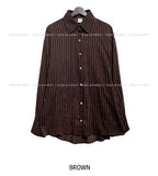 Julie See-Through Stripe Shirt