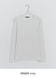 Beltary Color Round Long Sleeve Tee