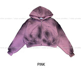 Over Spray Crop Hood Zip-Up