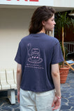 Humming Kettle Embroidery CROP Short Sleeve Tee