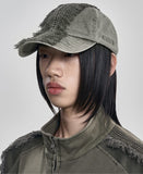 Lace Trimming Washed Cap