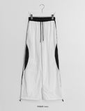Sugars Color Matching Track Wide Nylon Pants