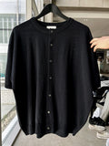 Summer Round Short Sleeve Cardigan
