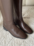 Tuelin Square Long Boots (3.5cm)
