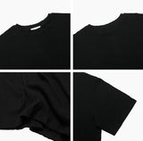 WRINKLE HALF-T
