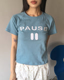 Fezzan Lettering Embroidered Raglan Short Sleeve T-Shirt