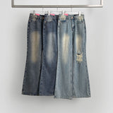 Wide Boot Cut Fit Denim Pants