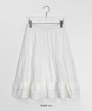 Boneco Banding Frill Midi Skirt