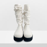Elio Shirring Long Boots