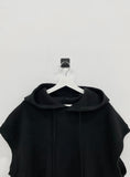 Overhole Hooded Neck Knit Vest