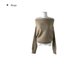 Midden Loose Off-Shoulder Knit