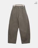 Colf back banding wide pants