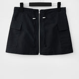 Twen Zipper Mini Skirt