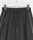 [unisex] Delme Track Line Nylon Banding Bermuda Pants