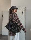 Doze loose fit check shirt