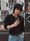 Kuro henry-neck long sleeves