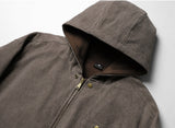 Antique Dyeing Corduroy Hood Jacket