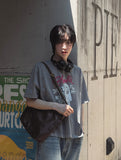 Velod Crop Printing Short Sleeve Tee
