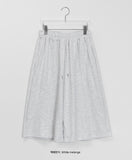 Lenna cut banding bermuda pants