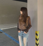 Detachable Sleeve Fur Vest Knit Jacket