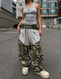 Steer Two-Tone Military Cargo Pants