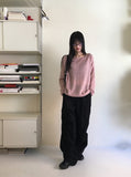 Yells Balloon Maxi Cotton Cargo Long Wide Pants