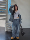 [U-BASIC] Sina Slimming Basic Square Long Sleeve