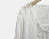 Adam Lace Square Blouse